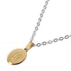 Fort Tempus The Madonna Gold-Tone Pendant & Necklace -MEN NECKLACES shop 5 2.50f90dddf69fc3013f9a9d1f0af9b2af