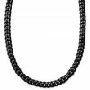 Lucleon 14 mm Black Stainless Steel Cuban Chain Necklace 2 Lucleon 14 mm Black Stainless Steel Cuban Chain Necklace -MEN NECKLACES shop 6 1 black14mm
