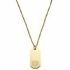 Lucleon Zodiac | Gold-Tone Cancer Star Sign Dog Tag Cable Chain Necklace 1 Lucleon Zodiac | Gold-Tone Cancer Star Sign Dog Tag Cable Chain Necklace -MEN NECKLACES shop 6 1.7a8e5dd17faa01d3a54534fb17f3f16b
