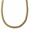 Lucleon 14 mm Gold-Tone Cuban Chain Necklace 2 Lucleon 14 mm Gold-Tone Cuban Chain Necklace -MEN NECKLACES shop 6 1gold14mm
