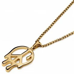 Otsu Fahrenheit | Melting Gold-tone Peace Necklace 11 Otsu Fahrenheit | Melting Gold-tone Peace Necklace -MEN NECKLACES shop 6 2.53e9fc8a03ffd882e7e09fab8486e58e