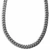 Lucleon 16 mm Silver-Tone Stainless Steel Cuban Chain Necklace 2 Lucleon 16 mm Silver-Tone Stainless Steel Cuban Chain Necklace -MEN NECKLACES shop 7 1 silver16mm