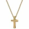Lucleon Gold-Tone With Curvy Cross Cable Chain Necklace 2 Lucleon Gold-Tone With Curvy Cross Cable Chain Necklace -MEN NECKLACES shop 7 1.2533d53086222f6085f1f0a566dd0c4e