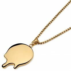 Otsu Fahrenheit | Melting Gold-tone Earth Necklace -MEN NECKLACES shop 7 3.083d9f4fb3a15587064a540847e11b7d