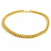Fort Tempus 10 mm Gold-Tone Cuban Chain Necklace -MEN NECKLACES shop 7 3 2