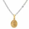 Fort Tempus Immaculate Heart of Mary Gold-Tone Pendant & Necklace 2 Fort Tempus Immaculate Heart of Mary Gold-Tone Pendant & Necklace -MEN NECKLACES shop 8 1.a76e73ce5bab114c916f30fe060fbe7a