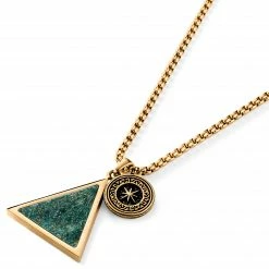 Arkai Orisun | Gold-Tone & Green African Jade Triangle Box Chain Necklace 11 Arkai Orisun | Gold-Tone & Green African Jade Triangle Box Chain Necklace -MEN NECKLACES shop 8 2.a8b2b77570a590914cc6a37c14a8c0b5 1