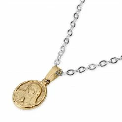 Fort Tempus Immaculate Heart of Mary Gold-Tone Pendant & Necklace -MEN NECKLACES shop 8 3.51ea77737010cb8561905152c2ee3dc8