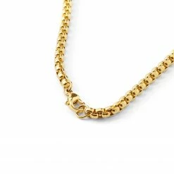 Fort Tempus Gold-Tone Celtic Cross Cable Chain Necklace -MEN NECKLACES shop 8 5 copy 10