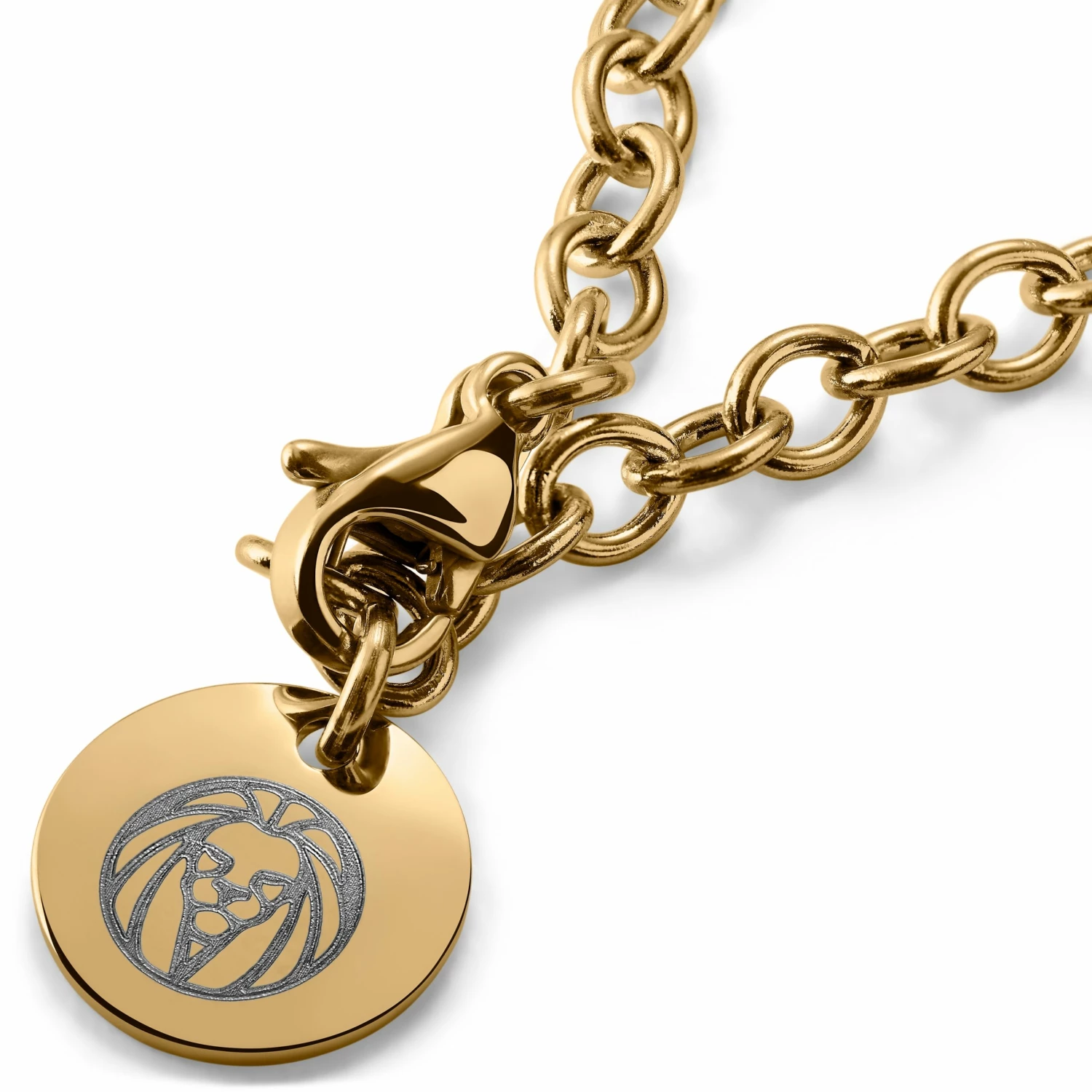 Lucleon Gold-Tone With Motivational Dog Tag Cable Chain Necklace 5 Lucleon Gold-Tone With Motivational Dog Tag Cable Chain Necklace - Image 3