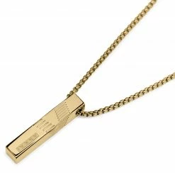 Arkai Rico | Gold-Tone Rectangular Box Chain Necklace -MEN NECKLACES shop 9 2.b7ad0f3d3af35dbe5e2ea5869e5b4210