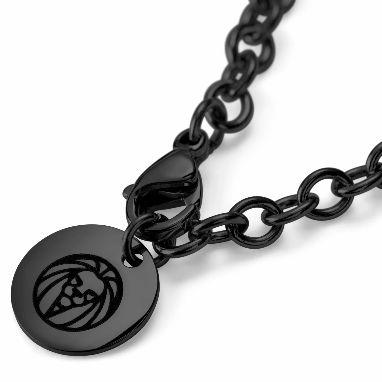 Lucleon Gunmetal Stainless Steel With Scratch Dog Tag Cable Chain Necklace 5 Lucleon Gunmetal Stainless Steel With Scratch Dog Tag Cable Chain Necklace - Image 3