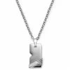Lucleon Silver-Tone Stainless Steel Dog Tag Cable Chain Necklace -MEN NECKLACES shop aghfvjljgj