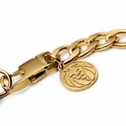 Lucleon Amager | 6 mm Gold-Tone Figaro Chain Necklace -MEN NECKLACES shop dhshsh