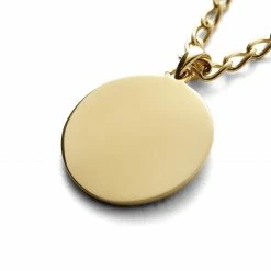 Lucleon Gold-Tone Viking Ship Coin Cable Chain Necklace -MEN NECKLACES shop igor 3