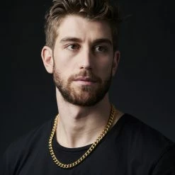 Lucleon 10 mm Gold-Tone Cuban Chain Necklace -MEN NECKLACES shop jwm megashoot 3 15165