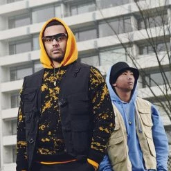 Otsu Egan | Gold-Tone Feather Wing Box Chain Necklace -MEN NECKLACES shop jwm otes drop 25136 25144 michael doroc nathan grant 1x1 1