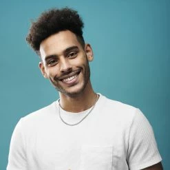 Lucleon 6 mm Silver-Tone Stainless Steel Curb Chain Necklace -MEN NECKLACES shop rel happi images 2 copy necklace 2