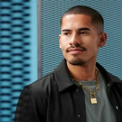 Lucleon Amager | 8 mm Gold-Tone Lock Cable Chain Necklace -MEN NECKLACES shop rst acpa collectionpage gold 23046 bjarkejohansen 2