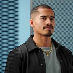 Lucleon Amager | 5 mm Gold-Tone Smiley Curb & Cable Chain Necklace 12 Lucleon Amager | 5 mm Gold-Tone Smiley Curb & Cable Chain Necklace -MEN NECKLACES shop rst acpa collectionpage gold 23060 bjarkejohansen 2