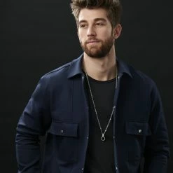 Fort Tempus Silver-Tone Stainless Steel Linked Ring Cable Chain Necklace 10 Fort Tempus Silver-Tone Stainless Steel Linked Ring Cable Chain Necklace -MEN NECKLACES shop rst megashoot n 11 9648