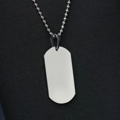 Lucleon Silver-Tone Stainless Steel Dog Tag Ball Chain Necklace 12 Lucleon Silver-Tone Stainless Steel Dog Tag Ball Chain Necklace -MEN NECKLACES shop rst megashoot n 6 19806best