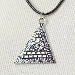 Waykins Black Cord All Seeing Eye Necklace -MEN NECKLACES shop rst megashoot n 64 20614best1 1