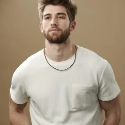 Collin Rowe 3 mm Brown Leather Woven Necklace -MEN NECKLACES shop rst megashoot n 74 12098 1