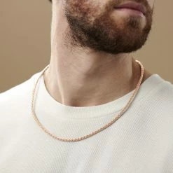 Collin Rowe 3 mm Orange Woven Leather Necklace -MEN NECKLACES shop rst megashoot n 77 120953 3 135