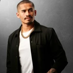 Lucleon 18 mm Gold-Tone Cuban Chain Necklace 11 Lucleon 18 mm Gold-Tone Cuban Chain Necklace -MEN NECKLACES shop ste megashoot 22079 4 2