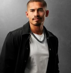 Lucleon 16 mm Black Stainless Cuban Chain Steel Necklace -MEN NECKLACES shop ste megashoot 22129 3 6 1